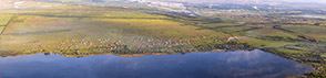 Обзорная панорама коттеджного поселка Самарский